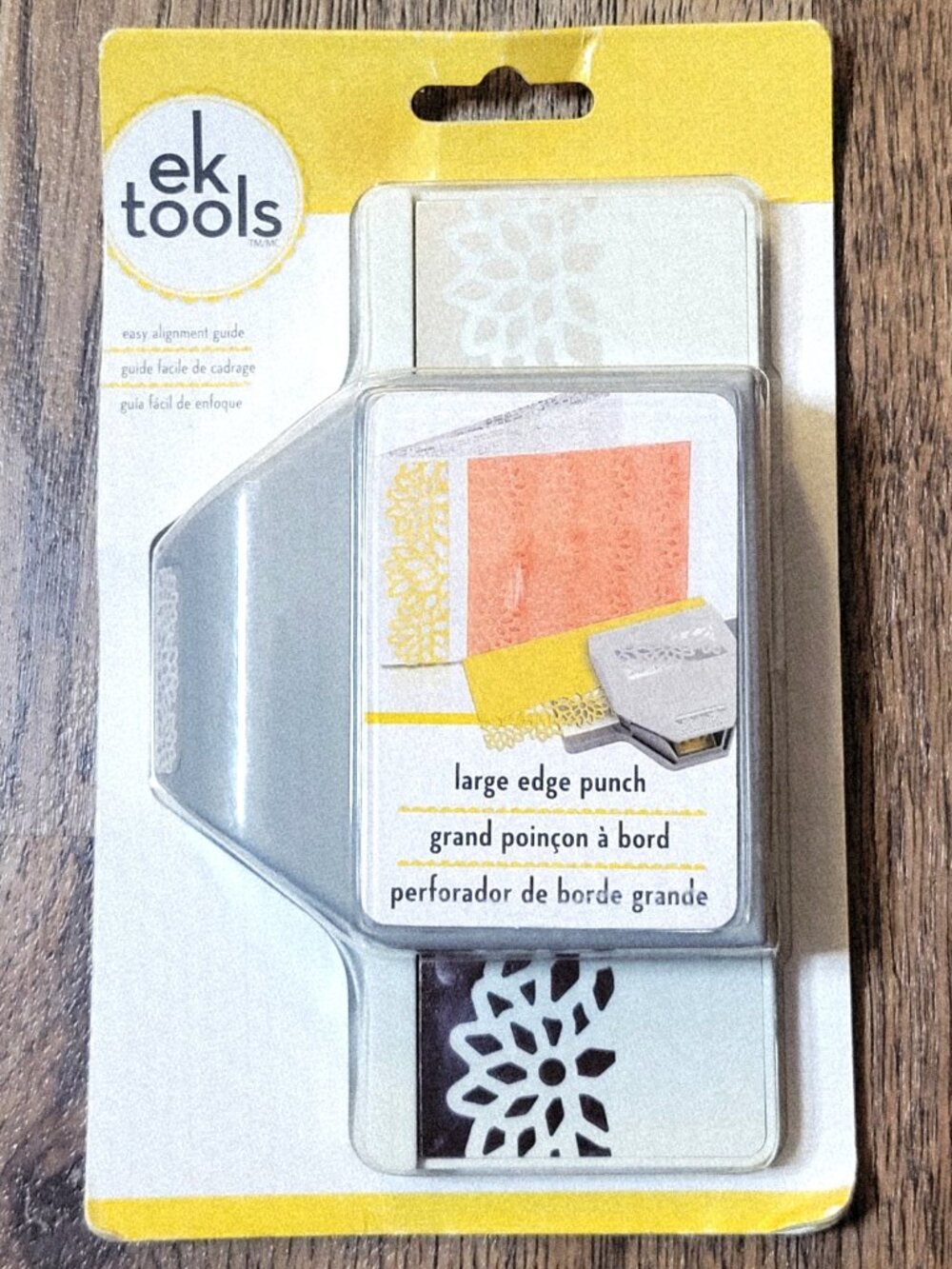 EK Success Tools Large Edge Punch Diamond Flowers 54-50088 NIP